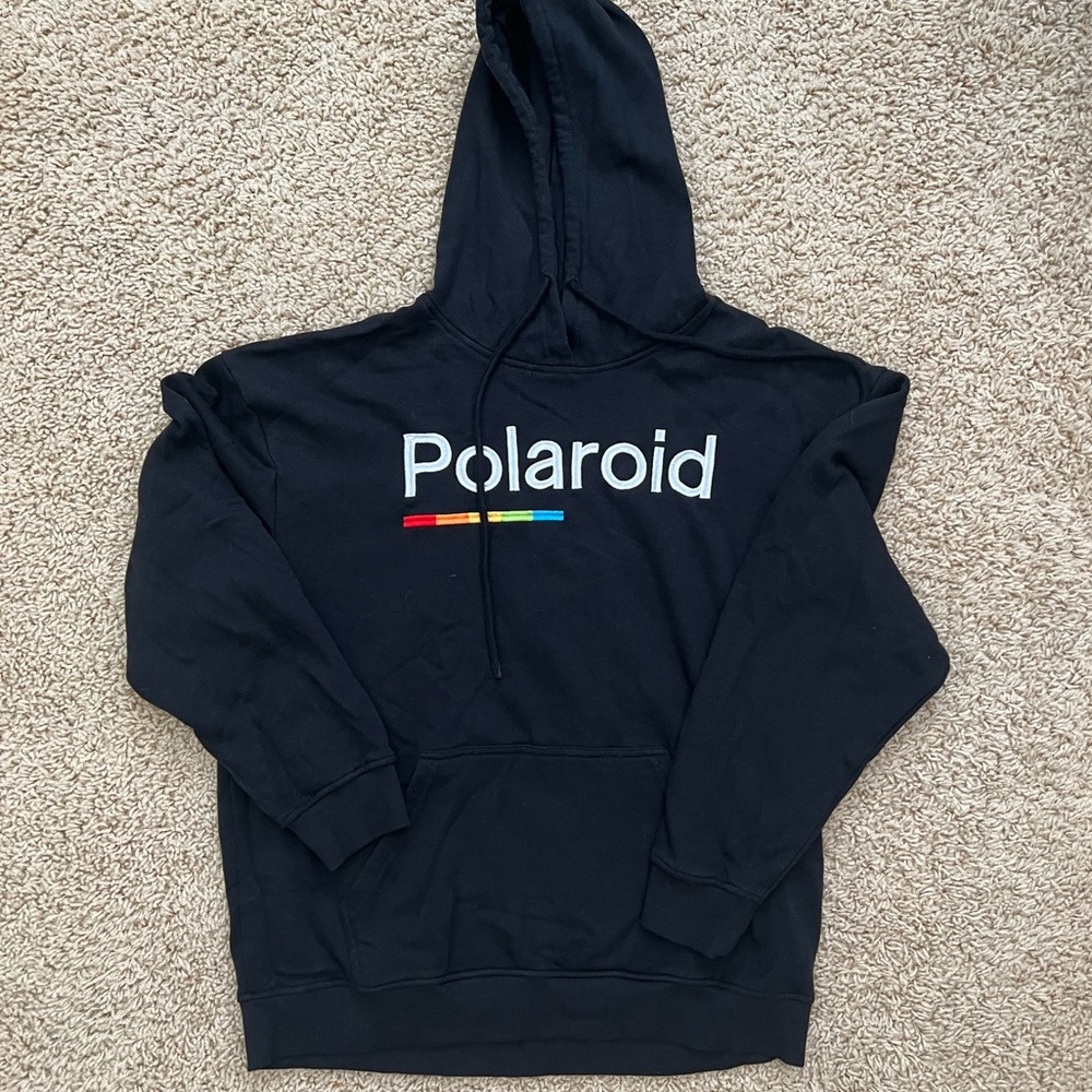 Black polaroid coat